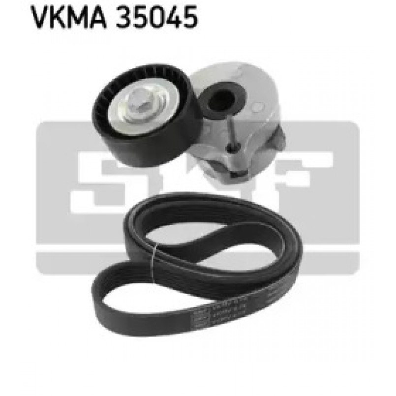 VKMA 35045 SKF Комплект доріжкового ремня (ролик, ремінь)